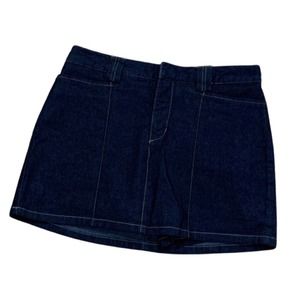NWT XHILARATION Stretch Blue Jean Skirt Size 5